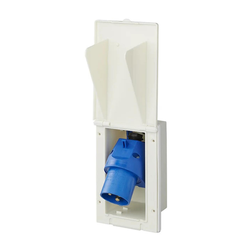 ProPlus Electric Inlet CEE Rectangular White | Buy at Camp