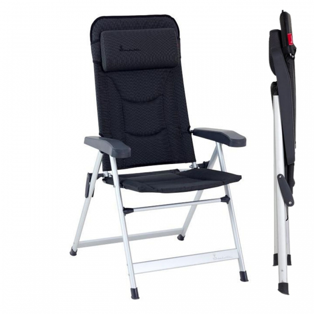 Camping chair Isabella Loke High Back Dark Grey