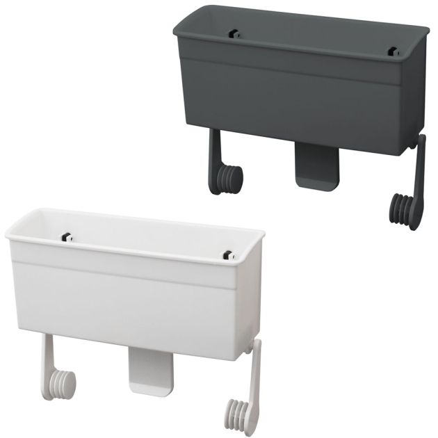 Household roll holder and box with suction cup mounts