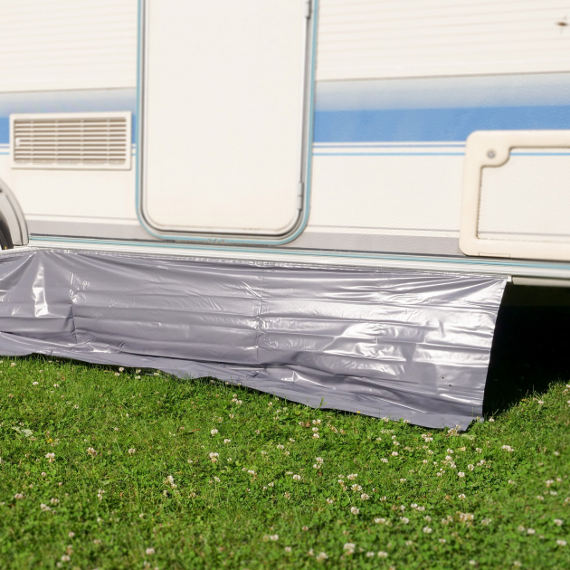 Grey floor cover 70cm