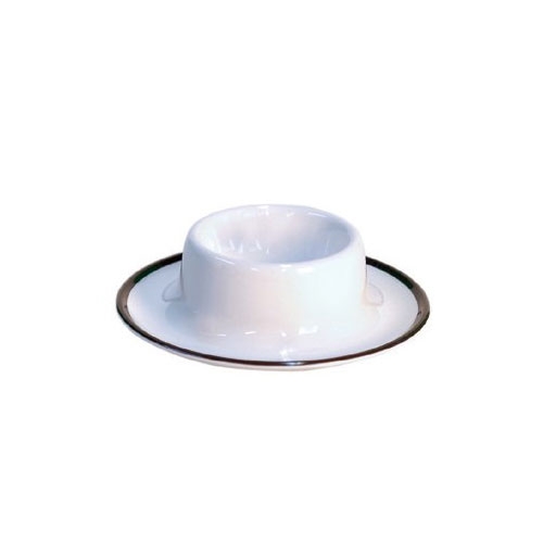 Gimex Egg Cup Linea Black 4-p
