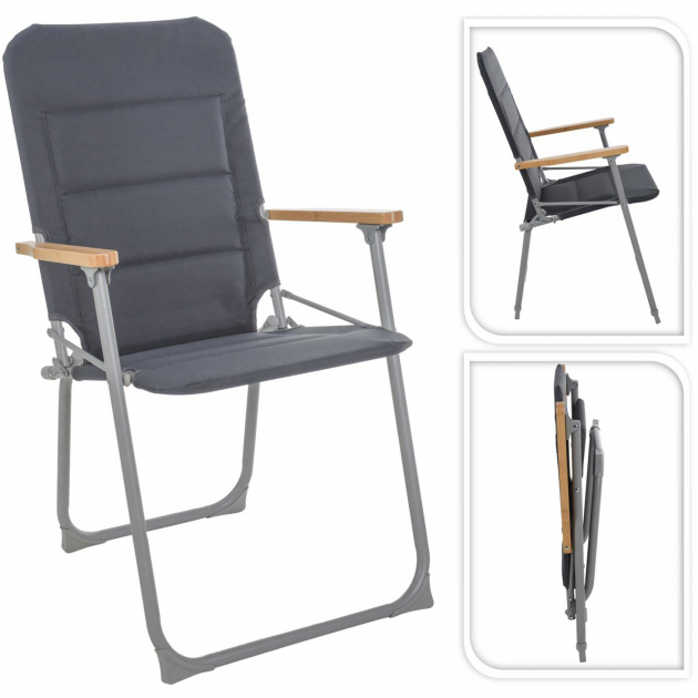 Low Back Camping Chair 62x55x92cm