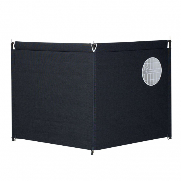 Isabella Windbreak Grey 2-piece 232x110 cm