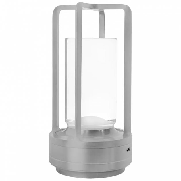 Table Lantern Silver USB Charging