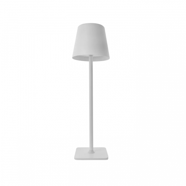 Table Lamp Post White USB Charging
