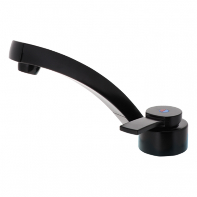 Comet Water Tap Florence Black Hose Nipple