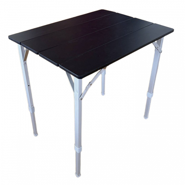 Smart Living Foldable Camping Table Black 65x50