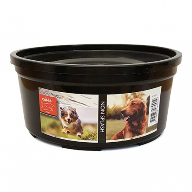Canis Non-splash Bowl Black Active