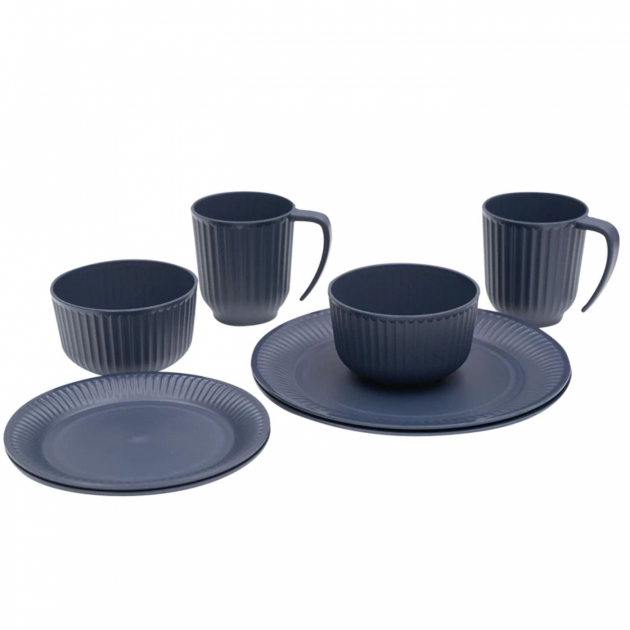 Outwell Dinner Set 8 Pieces Delish Navy Night