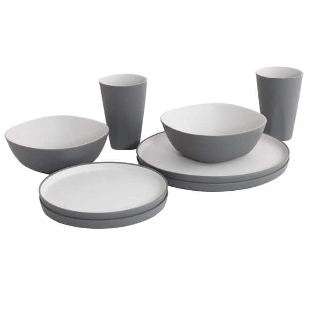 Outwell Dinner Set 8 Pieces Gala Grey Mist
