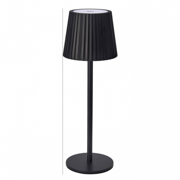 Table Lamp Black Rechargeable