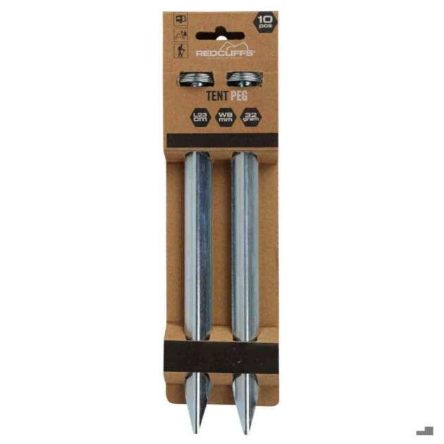 Tent Pegs 23cm 10-Pack