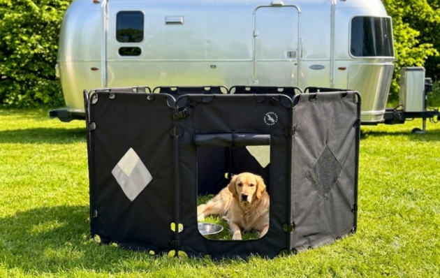 Smart Living Dog Pen Black
