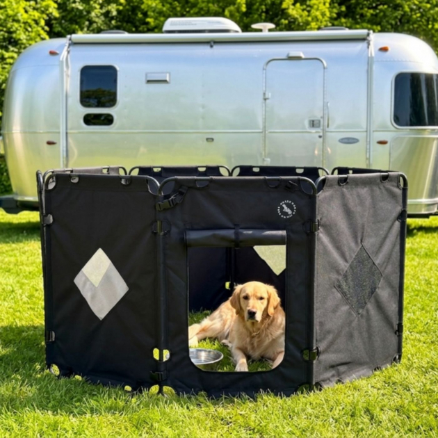 Smart Living Dog Pen Black