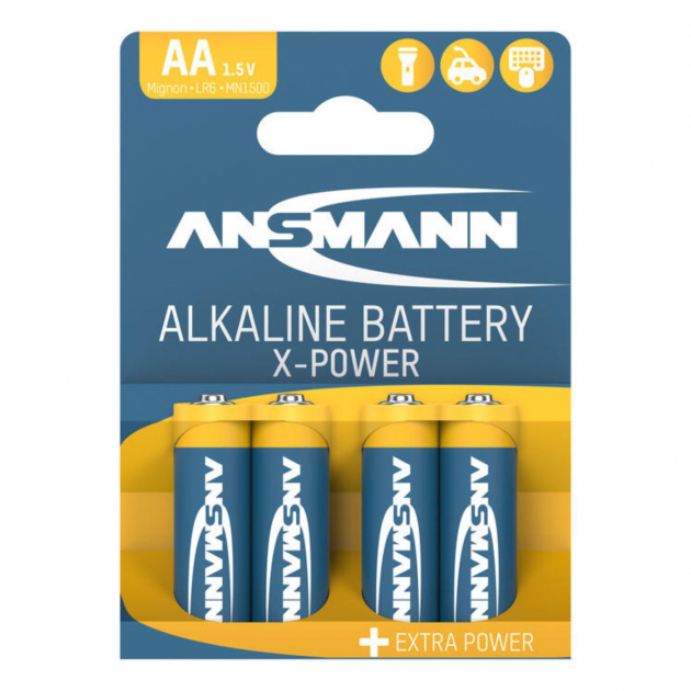 Ansmann X-Power Alkaline Batteries AA 20-Pack
