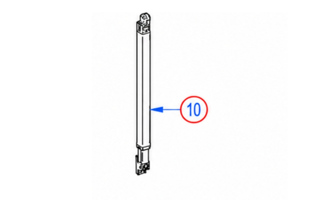 Leg 2.3 m Fits L & R (Pos 10)