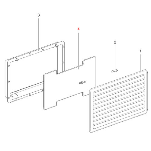 Thetford Winter Hatch for Refrigerator 257x432mm in the group Caravan & Motorhome / Heat, Cold & Ventilation / Refrigerators & Coolers / Spare parts & Accessories at Campmarket (66652)