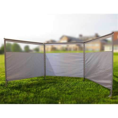 Windbreak WeCamp Grey With Window in the group Awning & Canopies / Windbreak at Campingvaruhuset i Norden AB (67177)