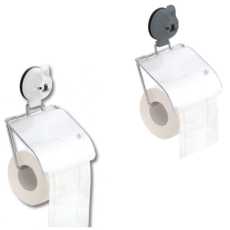 Toilet paper holder with suction cup mount in the group Water & Sanitation / Bathroom items at Campingvaruhuset i Norden AB (67708)