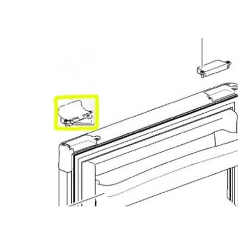 Door lock for Thetford refrigerator in the group Caravan & Motorhome / Heat, Cold & Ventilation / Refrigerators & Coolers / Spare parts & Accessories at Campmarket (67790)