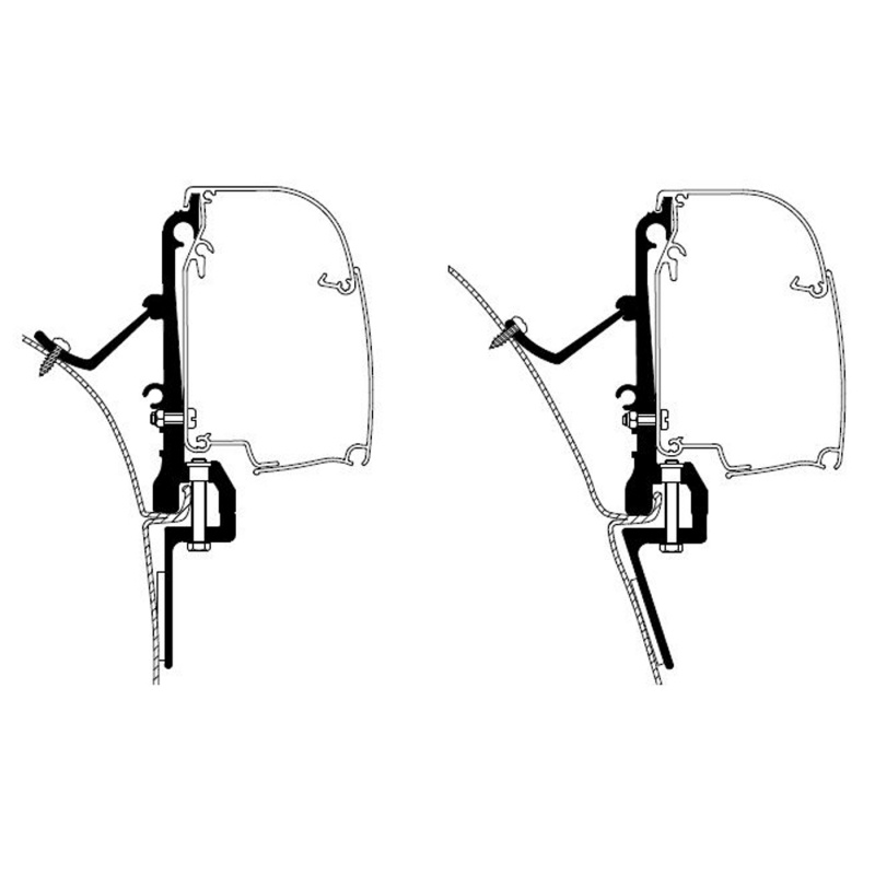 Thule awning adapter for Van in the group Caravan & Motorhome / Van & Sheet Metal Workers / Awnings / Accessories for awnings at Campingvaruhuset i Norden AB (68736)
