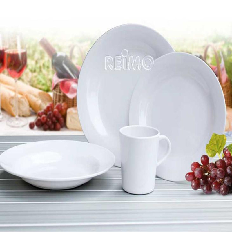 Melamine tableware Monaco 16 pieces in the group Household & Kitchen / Serving / Tableware at Campingvaruhuset i Norden AB (68964)