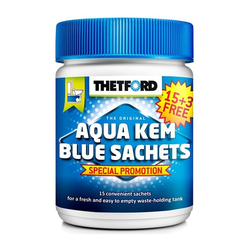 Aqua Kem Sachets 15+3 in the group Water & Sanitation / Chemicals & Accessories / Toilet/Tank cleaning & Accessories at Campmarket (69619)