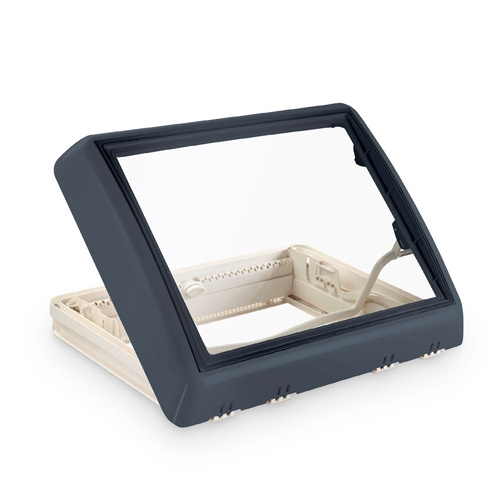Dometic Roof Hatch Midi Heki Style With Crank 70x50 Grey in the group Caravan & Motorhome / Body / Sunroofs / Sunroofs other dimensions at Campingvaruhuset i Norden AB (70199)