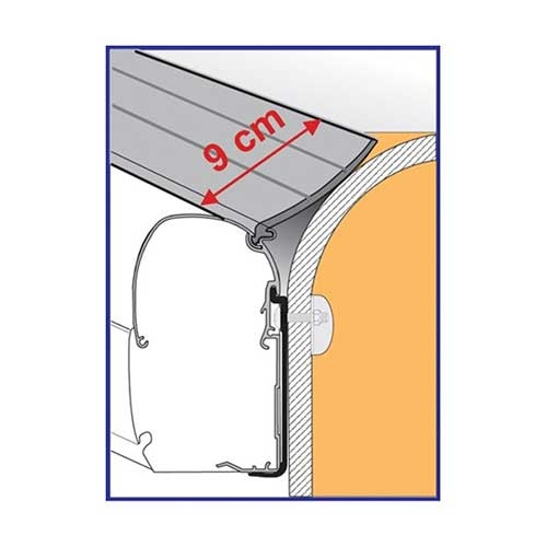 Fiamma Rainguard 9 cm in the group Awning & Canopies / Awnings / Motorhome awnings / Fiamma Box Awnings / Accessories at Campingvaruhuset i Norden AB (70268)