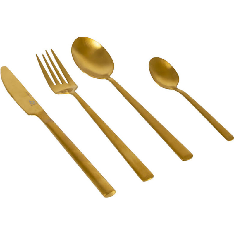 16-piece cutlery set Fairbanks Gold in the group Household & Kitchen / Serving / Cutlery at Campingvaruhuset i Norden AB (71664)