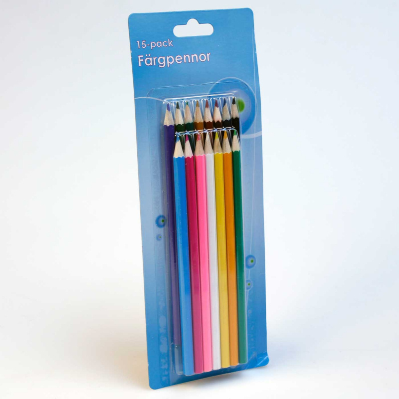 Color pencil 15-pack in the group Other / Toys & Games at Campmarket (75226)