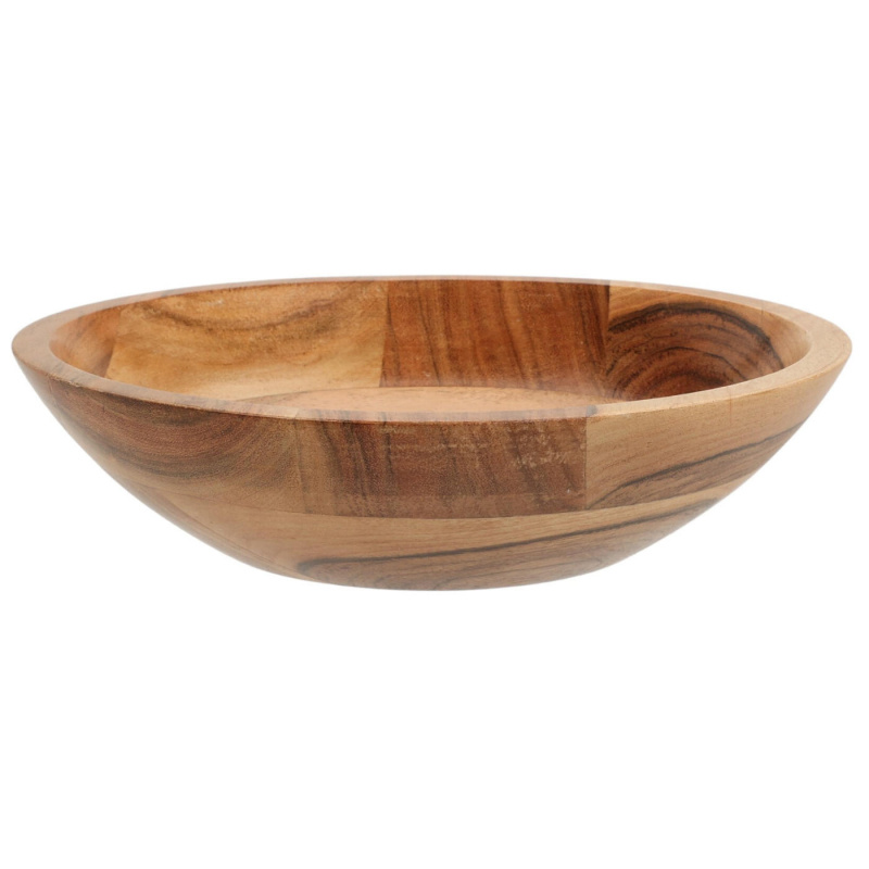 Bowl Acacia wood 25x6cm in the group Household & Kitchen / Serving / Washers at Campingvaruhuset i Norden AB (77934)