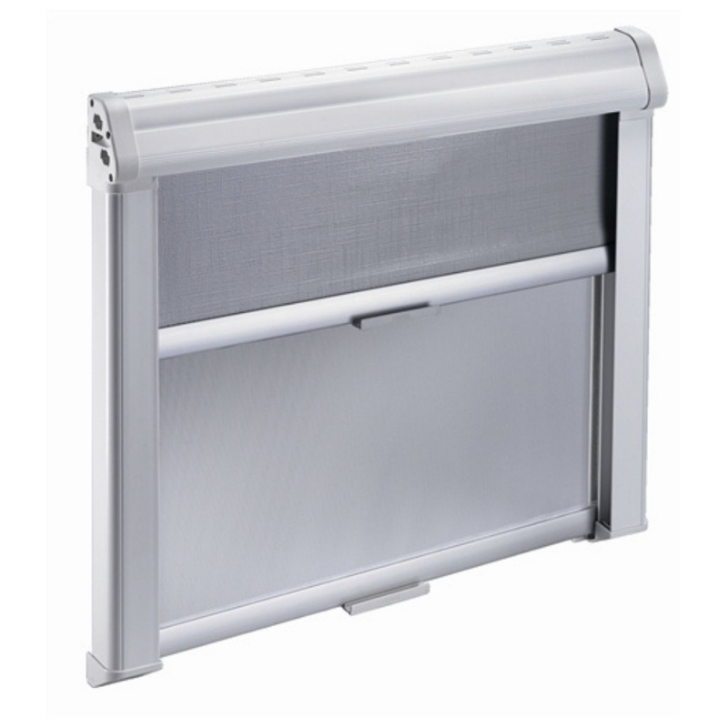 Dometic Seitz Roller Blind Cassette Rastrollo 3000 Grey White in the group Caravan & Motorhome / Body / Window / Window accessories at Campingvaruhuset i Norden AB (80634)