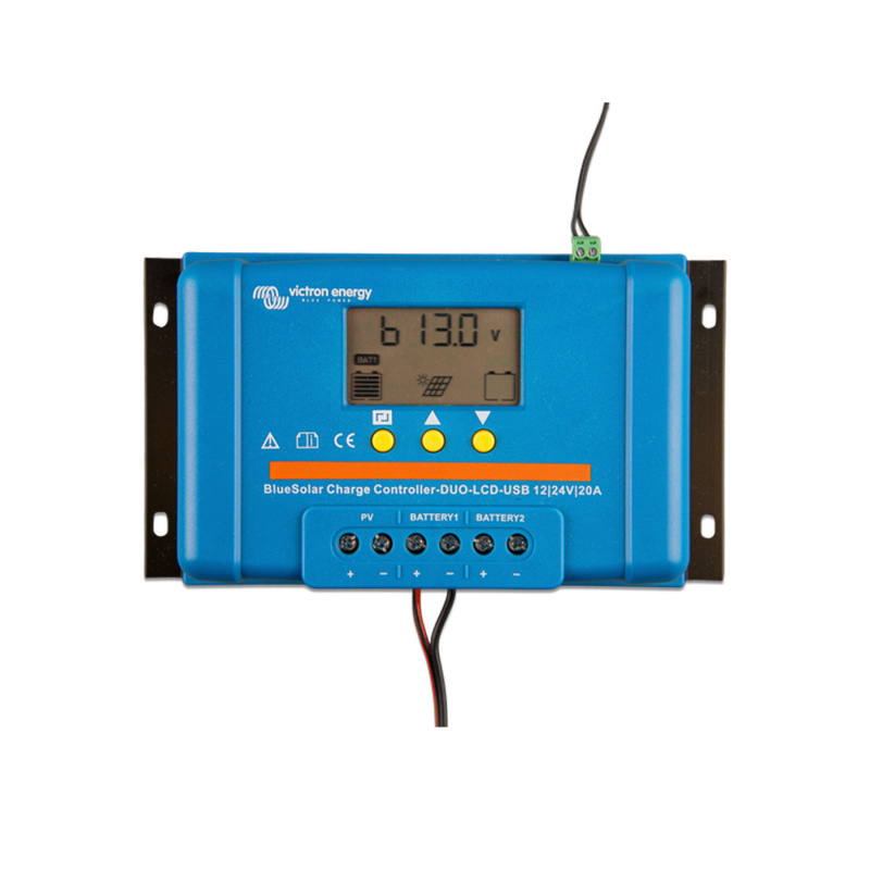 Solar panel regulator Victron BlueSolar PWM-LCD&USB 12/24V-20A in the group Caravan & Motorhome / Electronics / Solar panels / Solar charge controllers / PWM at Campingvaruhuset i Norden AB (81220)