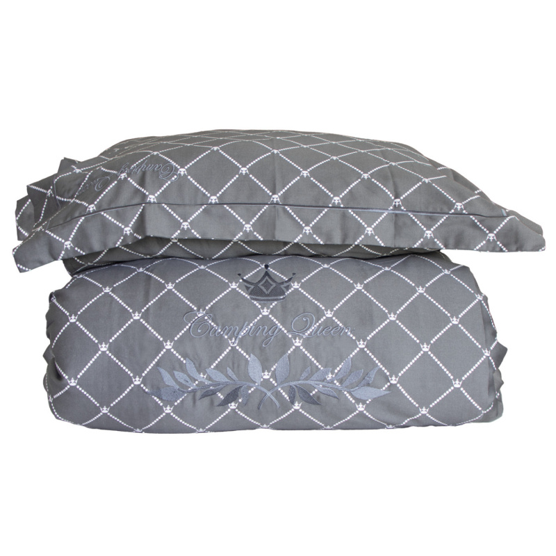 Royal Camping Bedding Set Camping Queen Grey in the group Home & Interior / Textiles / Bedding at Campmarket (82346)