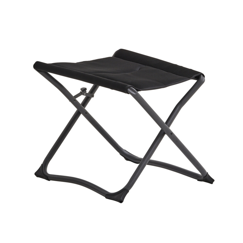 WeCamp Footrest Signature Low Black in the group Camping furniture / Camping chairs / Folding chairs at Campingvaruhuset i Norden AB (82776)
