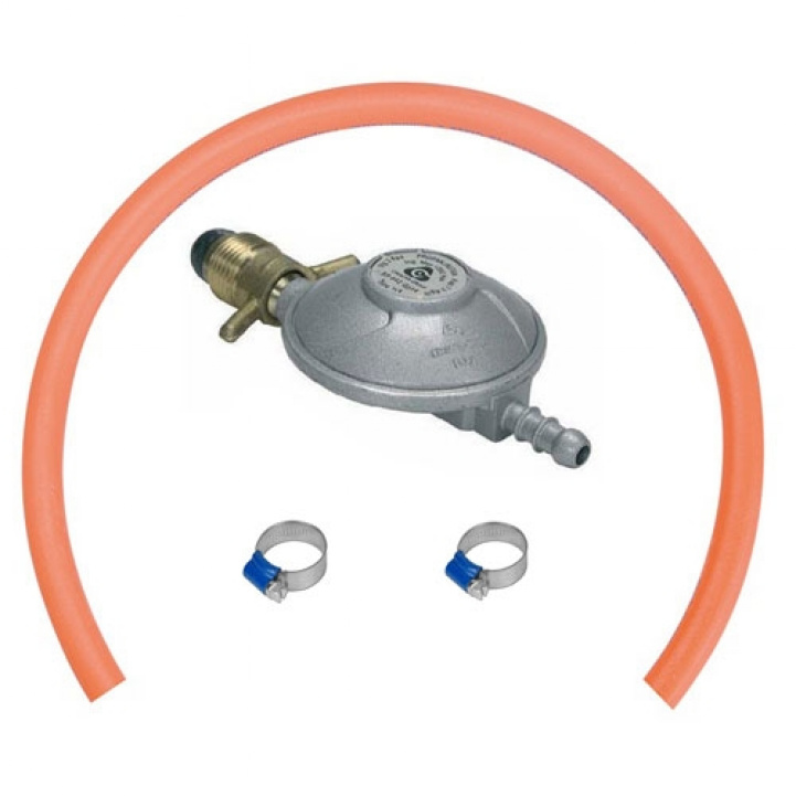 Regulator set 30mbar 1 m 8 mm in the group Caravan & Motorhome / Gas and Accessories / Gas regulators & Accessories at Campingvaruhuset i Norden AB (71321_01)