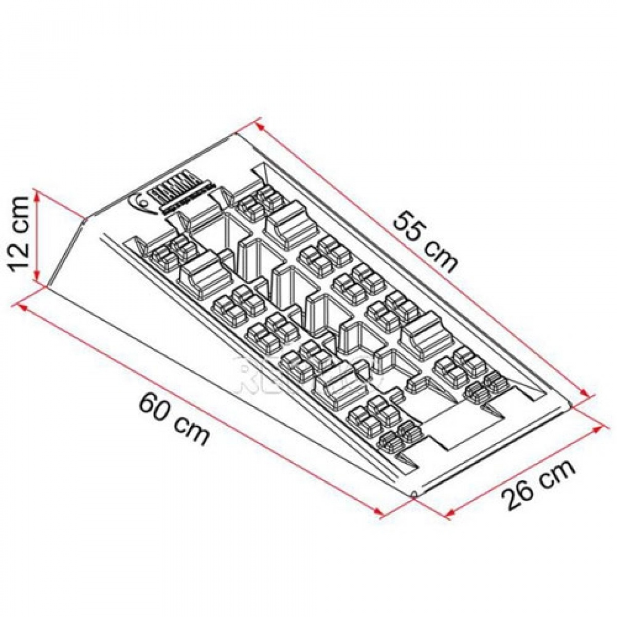 Level-System Jumbo XXL 2-Pack in the group Caravan & Motorhome / Chassis / Level blocks at Campingvaruhuset i Norden AB (64189)