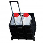 Transport cart with box