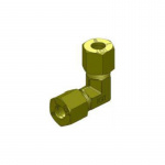 8mm angle coupling brass