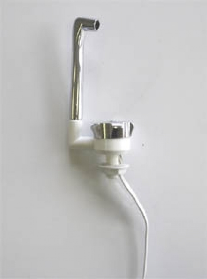 Novo white/chrome single tap in the group Water & Sanitation / Water / Water taps / Cold water taps at Campingvaruhuset i Norden AB (64406)