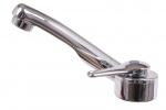 Single-lever mixer Florenz with hose connection. Single-lever mixer Florenz with hose connection.