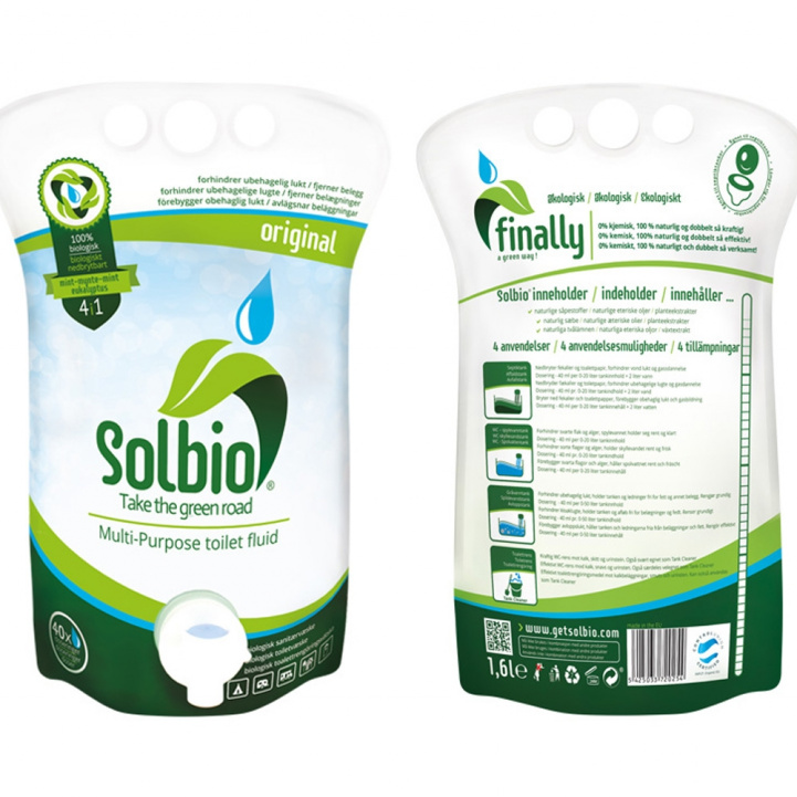 Solbio Biological Toilet Cleaning Liquid 1.6L in the group Water & Sanitation / Chemicals & Accessories / Toilet/Tank cleaning & Accessories at Campmarket (64507)