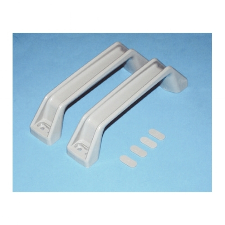 Grey pull handle 180mm 2-pack in the group Caravan & Motorhome / Body / Pull handle at Campmarket (64545)