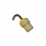 End fitting with hook for Carbon X. 23 mm. Sold individually.