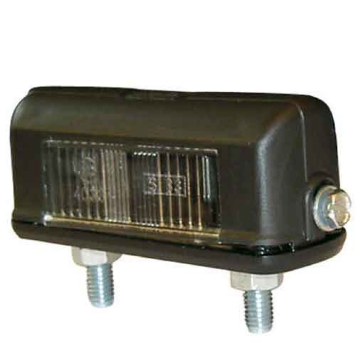 License plate lighting Black in the group Caravan & Motorhome / Electronics / Traffic & Exterior lighting / Number plate lighting at Campingvaruhuset i Norden AB (64809)