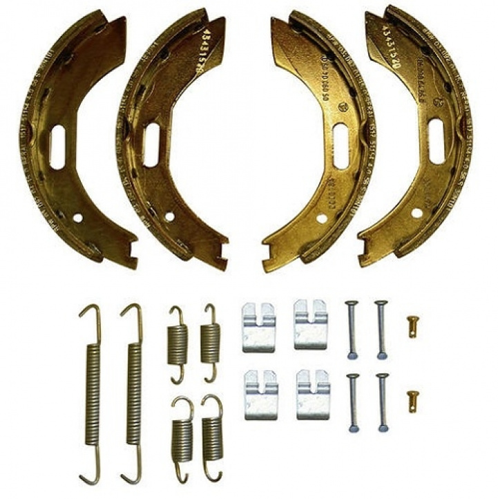 Axle set for BPW/Hahn 200*35 in the group Caravan & Motorhome / Chassis / Chassis details / Brake pads at Campingvaruhuset i Norden AB (64944)