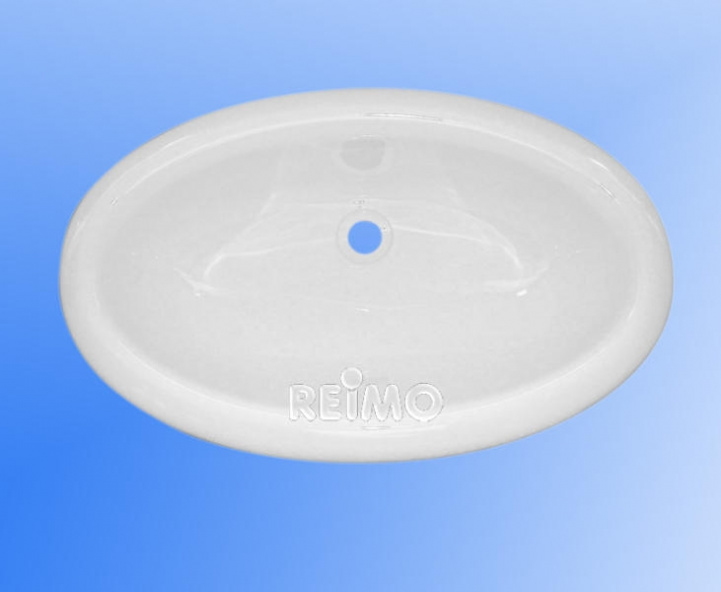 Oval sink 39x22cm in the group Water & Sanitation / Water / Sink & Shower Tray / Sink at Campmarket (64958)