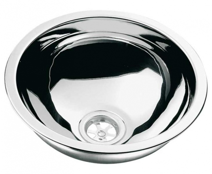 Sink Round Stainless Steel 260mm in the group Water & Sanitation / Water / Sink & Shower Tray / Sink at Campingvaruhuset i Norden AB (64972)