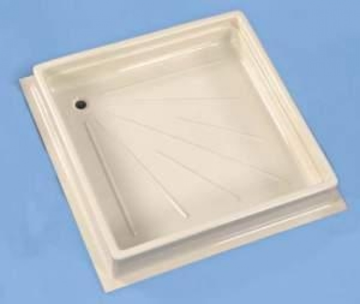 Shower tray 600x600x100 in the group Water & Sanitation / Water / Sink & Shower Tray / Shower tray at Campmarket (65006)